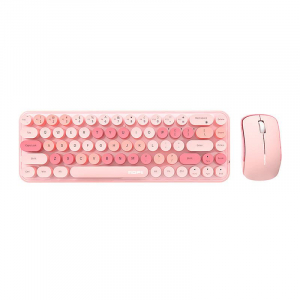 MOFII Bean angol vezeték nélküli billentyűzet + egér pink (SMK-676367AG Pink)